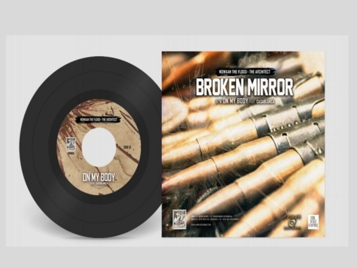 WALASIA's tweet photo. LTD Edition 7" Black Vinyl Single (only 5 remaining)

Broken Mirror @thegreatflood7 @NowaahTheFLOOD  b/w On My Body Feat 
@Casablanca92fs
 
Produced by 
@ArchitectHHP 

https://t.co/YjWfUmgAbp

in conjunction with @TrenchWorkRecs https://t.co/JhgafH3kVw
