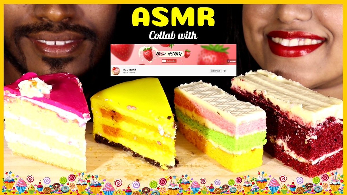 asmrwithanunim's tweet photo. https://t.co/AAUITTR5gN
#asmrcake #redvelvetcake #ribboncake #spongecake #mangoandchocobrowniecake #collab #collaboration #먹는 #asmr #asmreatingsounds #asmreating #mukbang #eatingsounds #whispering #satisfying #youtube #newvideo #yummy #delicious #mukbangasmr #mukbangvideo https://t.co/BkwsLrek5V