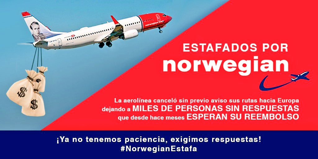 betoaft's tweet photo. Ya hicimos varios #reclamos por devolución del dinero sin éxito.
El 2 de abril, el 15 de mayo ...... Más reclamos vía redes sociales @VuelaJetSMART @Norwegian_ARG @NorwegianEstafa #JetSmartEstafa Seguimos a la espera de nuestro dinero como muchas de las personas que están = https://t.co/c5efsi0pBw