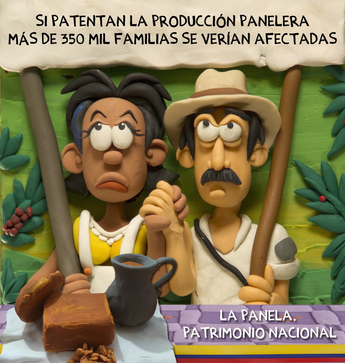 altereddie's tweet photo. #LaPanelaEsNuestra Si patentan la producción panelera más de 350 mil familias se verían afectadas. https://t.co/cp4kEN89rM