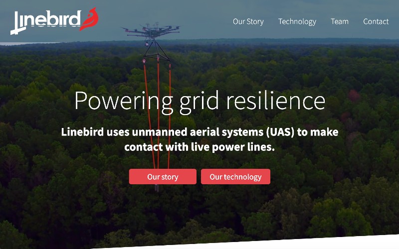 theStartupVA's tweet photo. #Linebird has launched their new website! Linebird is revolutionizing electric transmission line maintenance by applying drone technology to a dangerous and labor intensive process. Visit their website to learn more: https://t.co/ika3y2Beks
#svamembernews #rvastartups https://t.co/BJmiUuUAJM