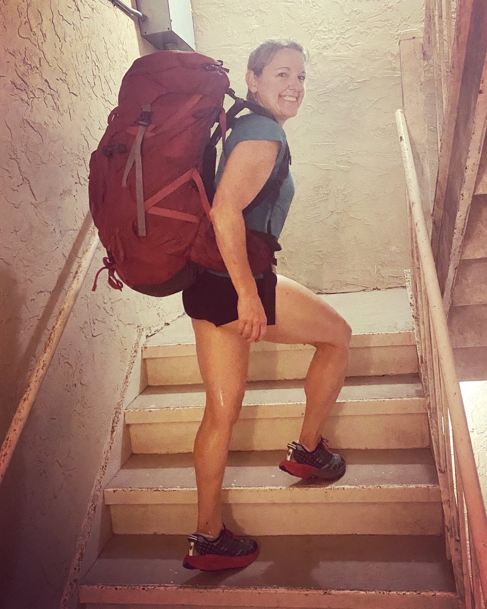 Wanderlust_Adv's tweet photo. Every day is a training day!💪 200 flights of stairs. 48 lb backpack. Excited for an upcoming extremely challenging adventure!!!🤩 #trainingmotivation #fitnesslife #stairworkout #workhardplayhard #robinmoore #wanderlustadventures  #endurancetraining  #fortheloveofclimbing https://t.co/HiLXmJRMo2