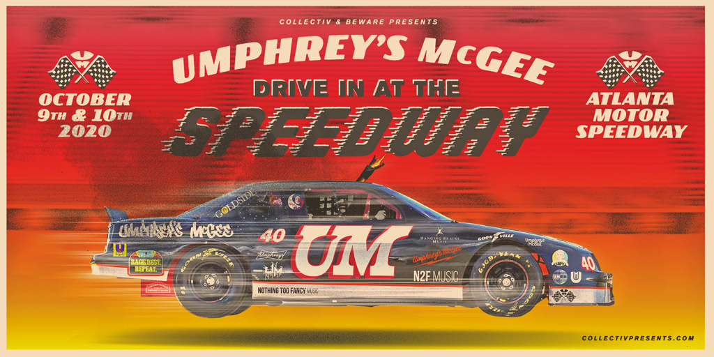 umphreysmcgee's tweet photo. 🤘🏼🏎 #umphreys is taking our drive-in experience to @amsupdates on Oct 9th &amp; 10th, 2020. Join us from the comfort and safety of your own car for 2 nights of COVID-compliant rock &amp; roll. 

Tix on sale Friday, Sept 18th at 12pm ET. 
More info at https://t.co/aqTsnZCeXa. https://t.co/vg0CTCVTAO