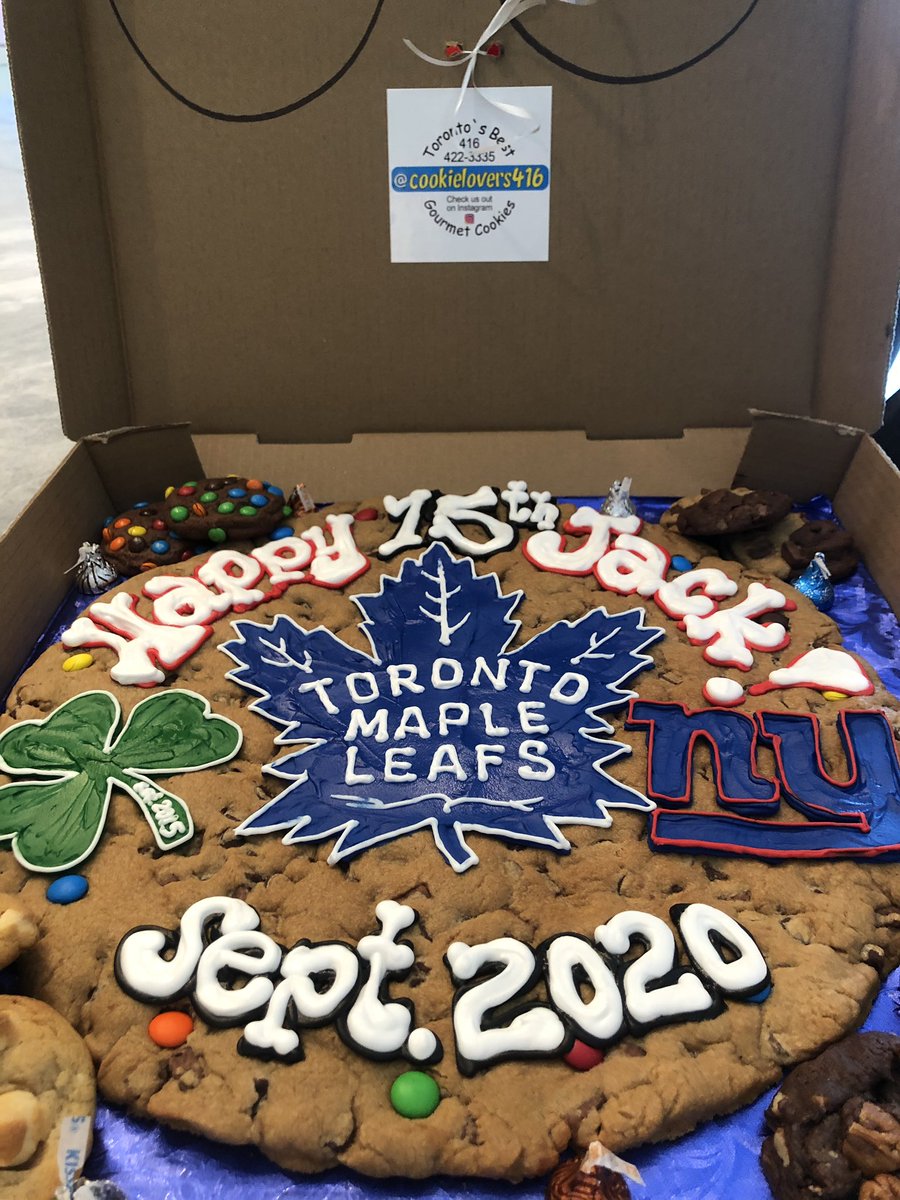 If anyone in Toronto is looking for an amazing cookie gram company, cookielovers.com is where it’s at! Oh and this is my son’s from today!