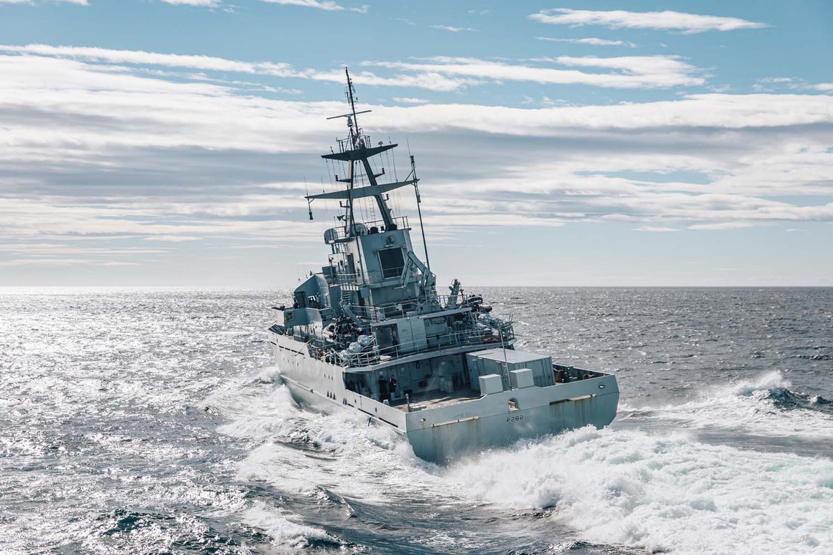 .@hmssevern has been testing her capabilities in the North Sea alongside @hms_mersey 📎 Find out more: ow.ly/dK3f50Br8Fn