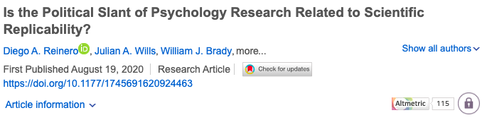 RetractionWatch's tweet photo. “However, we found modest evidence that research with greater political slant—whether liberal or conservative—was less replicable, whereas statistical robustness consistently predicted replication success.”
https://t.co/QfIWfFrYqp https://t.co/oSs5mVGx6m