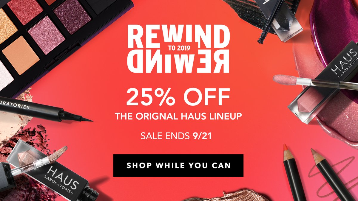 REWIND to 2019! Shop your favorites from our original lineup at 25% off >> https://t.co/IncVEf3O3R https://t.co/CWVdOYwUu6