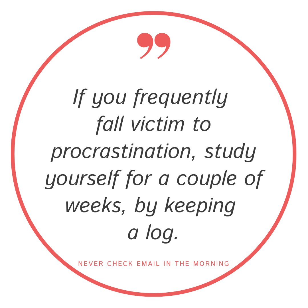 JulieMorgenstrn's tweet photo. #nevercheckemailinthemorning #juliemorgenstern #procrastinationtips #insideoutapproach https://t.co/fu1OetI2DF