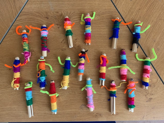 MountStewartSch's tweet photo. As part of our well-being focus, 3M have read Anthony Browne's book "Silly Billy" to help develop ways to effectively manage our worries. We then had lots of fun making our own worry dolls and we'll pop these into our class worry box whenever we feel worried. #TMSS3M https://t.co/7UpciHvDzs