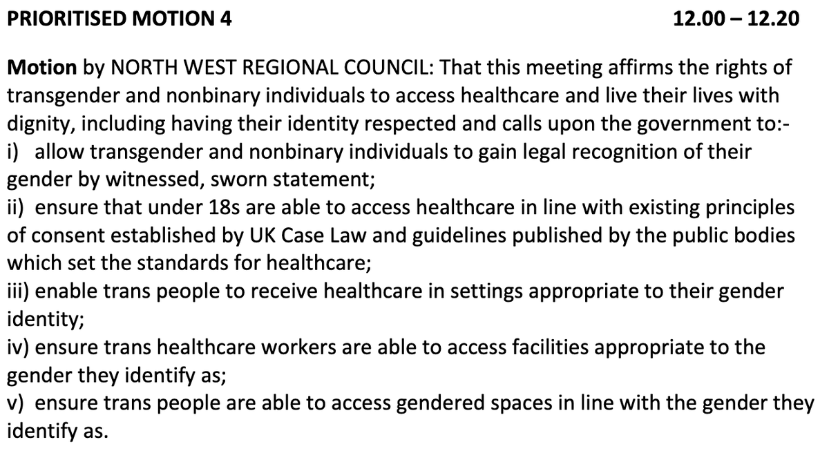  @TheBMA  #ARM2020 is debating trans rights. I spoke in favour of Motion 4 because trans people need the support of doctors and the BMA, particularly at a time they are the focus of a moral panic - pleased that it has passed in full.