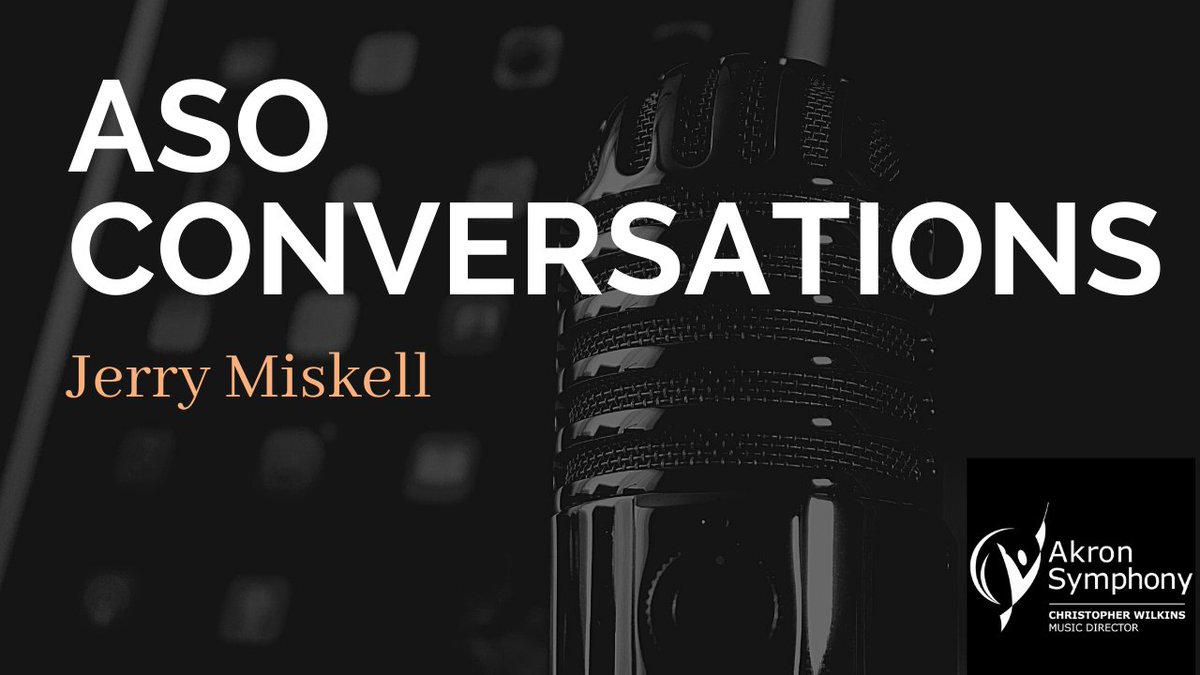 akronsymphony's tweet photo. ASO Conversations returns today with ASO viola player Jerry Miskell as our special guest. Join us at 1:30 p.m. on our YouTube channel to learn more about Jerry and his time with the Orchestra. Click here to go to our YouTube channel: https://t.co/wNlR9FwibX #ASOInterlude https://t.co/xiW0B0UyQZ