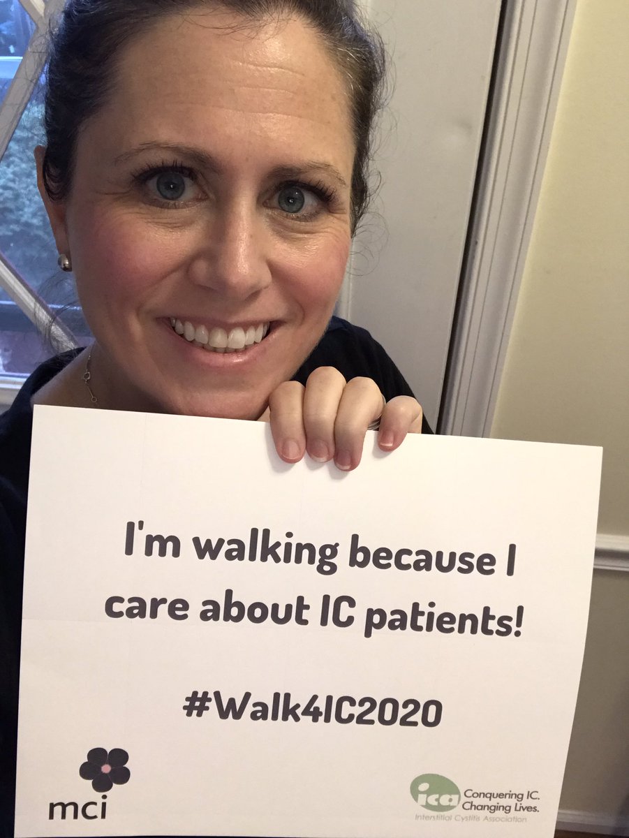 amylesti's tweet photo. I’m walking this morning to support @ICHelp! #walk4ic2020 @MCI_USA #ichelp https://t.co/7sHH5OTuQ0