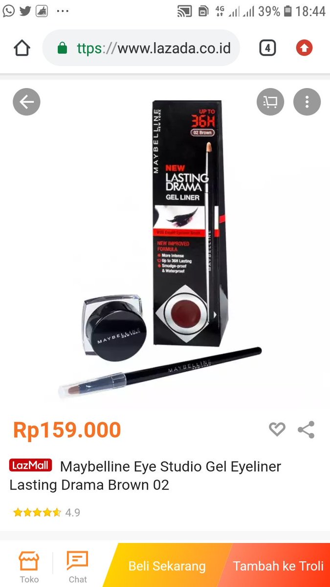 b_humble7's tweet photo. @livjunkie Aku baru mulai kerja Senin kemarin, dan aku lagi kekurangan alat Make Up 😔 biasa nya aku paling suka pake eyeliner aja biar mata keliatan tajam. https://t.co/Ql5xOVcN0o