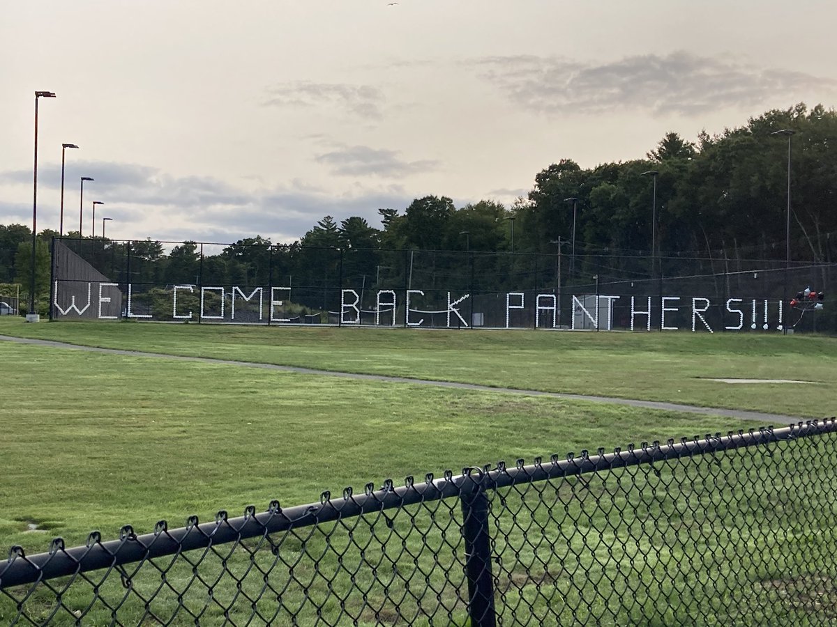 950 solo cups later... 
and we say: 
WELCOME BACK PANTHERS! 
#WHpantherpride 
<a href="/WH_Super/">Jeff Szymaniak</a> <a href="/DrCSJones/">Christopher Jones</a>