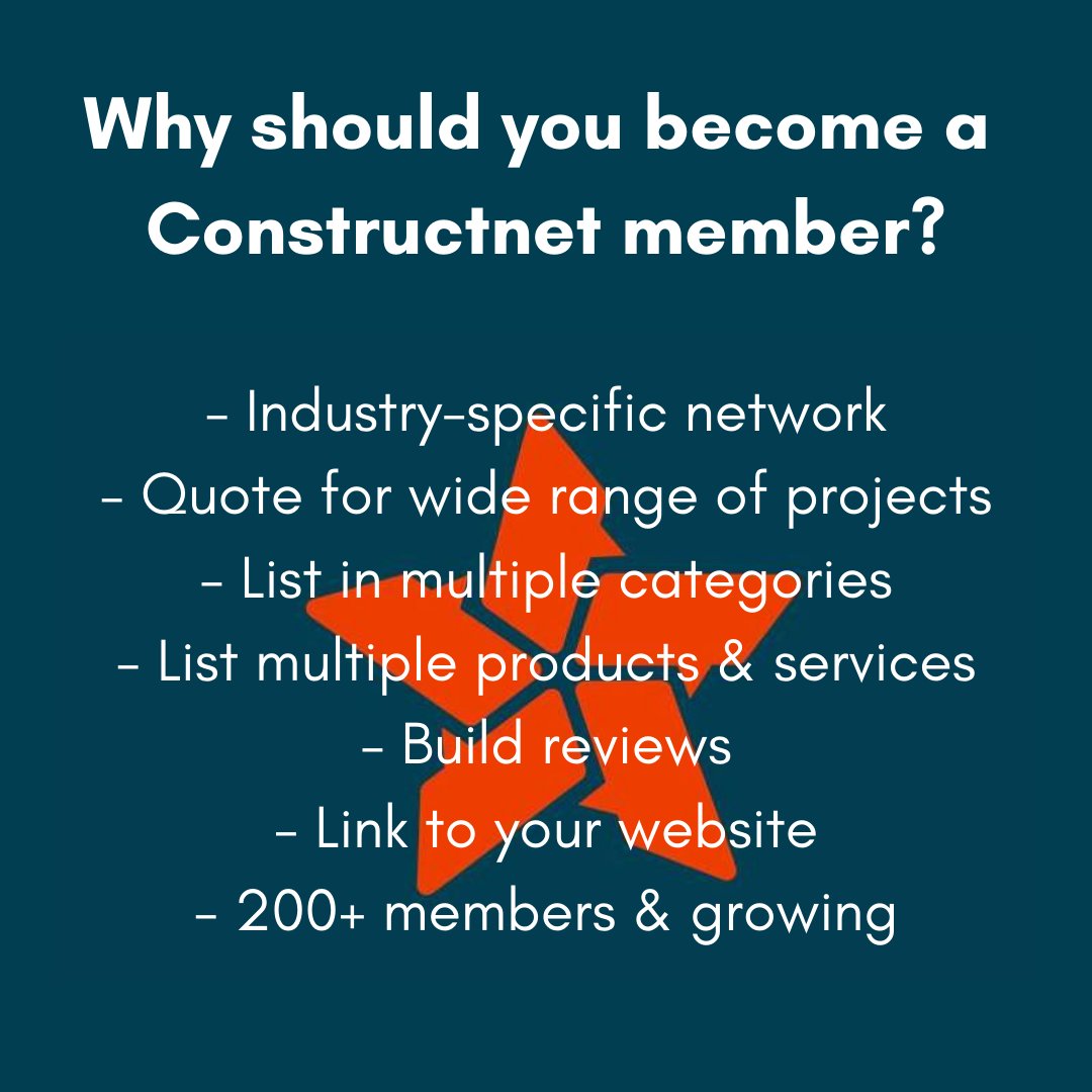 Constructnet_co's tweet photo. Just a few reasons to join Constructnet #constructnet #cornwall #buildingtrades https://t.co/GziMz0AZN4
