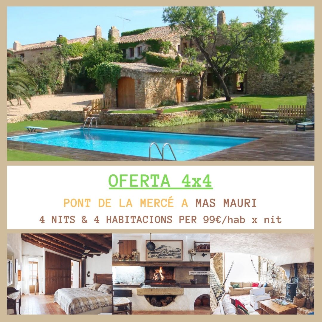 pasaporteblog's tweet photo. En esta ocasión comparto esta oferta Mas Mauri, en la costa brava, porque son amigos😀. He estado allí y es una pasada. Así que si te pilla cerca para el puente de la Mercé no pierdas la ocasión... https://t.co/Z2hyUZ3X38