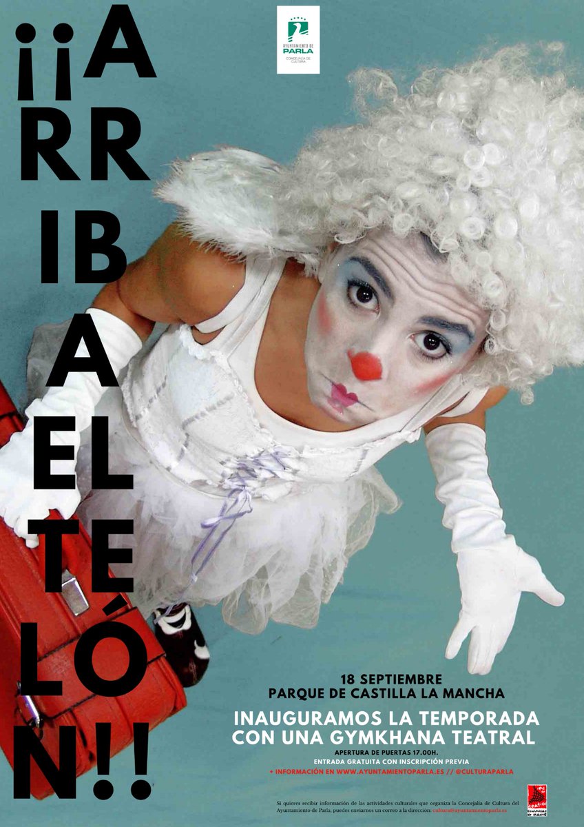 El viernes a las 18 30 os esperamos en el parque Castilla la Mancha con una pequeña actuación! Esperamos veros ^^