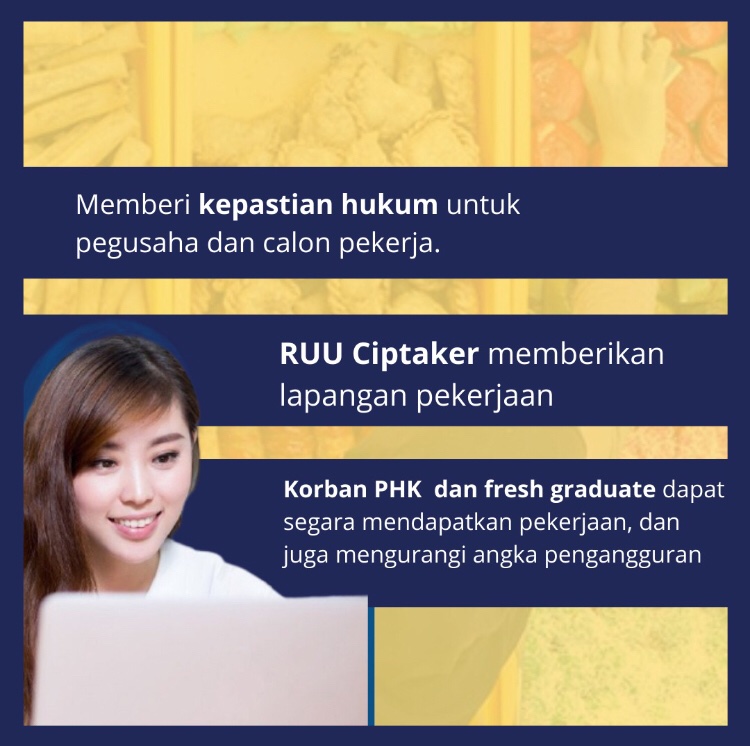 Aesteticname's tweet photo. Dan bukan kita aja yang butuh kepastian, tapi usaha pun juga membutuhkan
kepastian hukum. Ternyata kepastian hukum itu sangat penting lho, karena kalau usaha sudah terjamin, para pekerja pun juga
merasa ikut terjamin juga! https://t.co/Tgcnv6OiPw