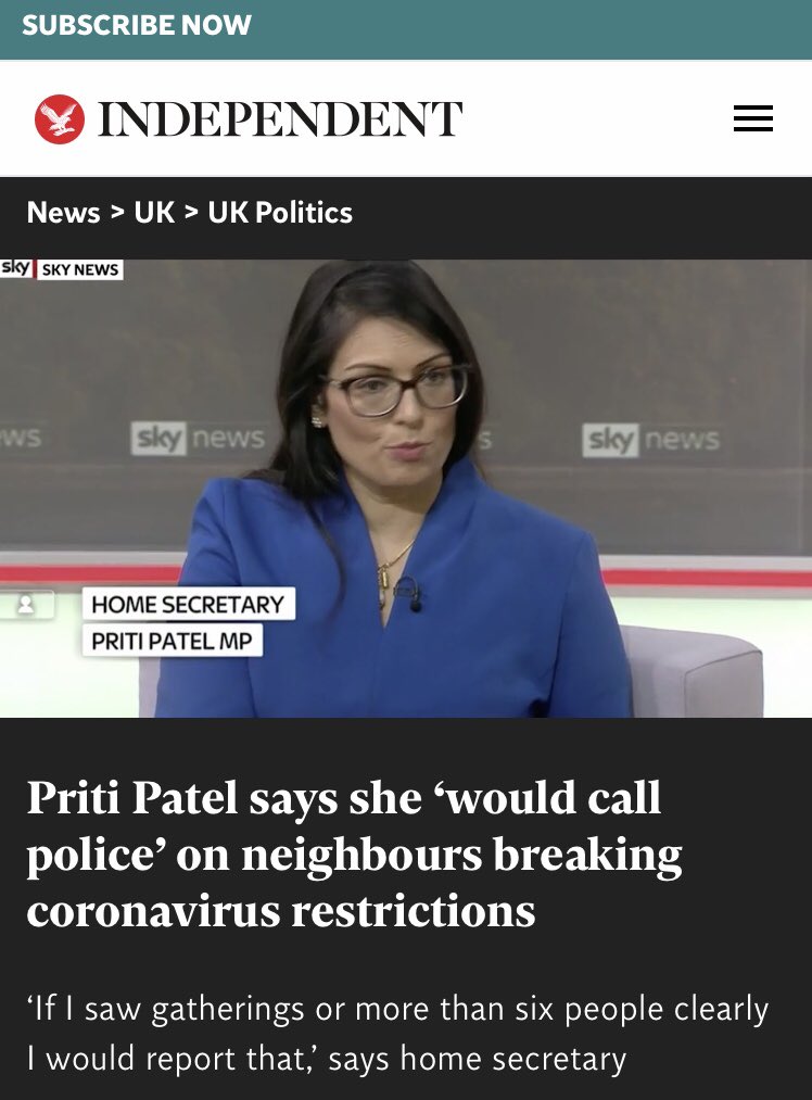Judge_Pal's tweet photo. The Mega-City One Justice Department would like to welcome Brit Cit’s Priti Patel to our ‘Judge Pal’ informant division. 

Remember Citizens - dob in your friends and family and you could win great #JDA prizes! https://t.co/ycg8xLAkTW