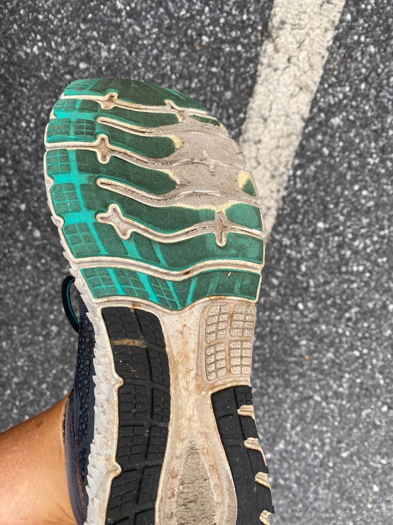 cruisewithtom's tweet photo. @brooksrunning Take a look at these pics. Shoes have only been used for walking for 3 months--around 250 miles. Can anything be done?  Thanks! https://t.co/IkAunQWUiF