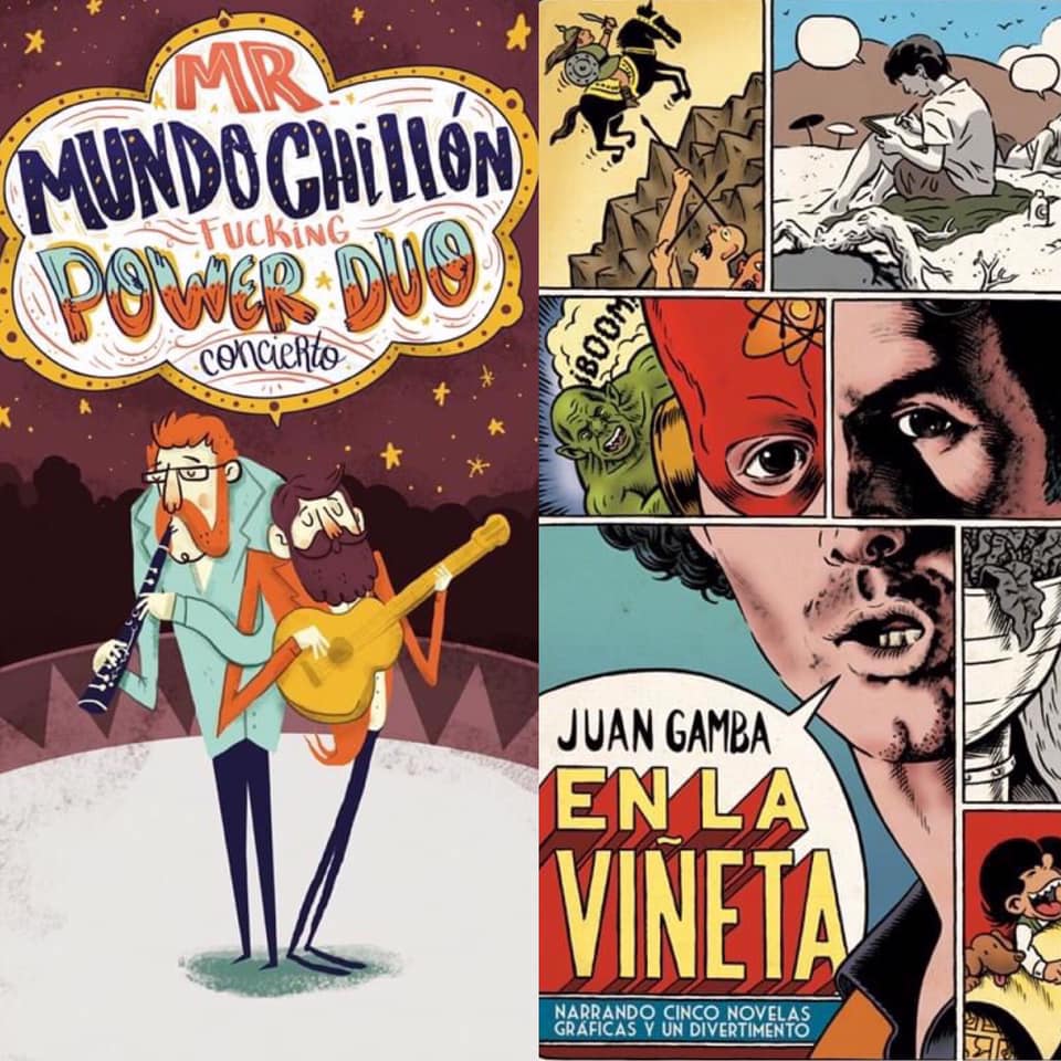OFFLatinaTeatro's tweet photo. Esta semana contamos con dos ESTRENOS imperdibles!
MIÉRCOLES 16, “EN LA VIÑETA”, con @JuanGamba #comic 🗯
Y el JUEVES 17, “MUNDO CHILLÓN POWER DUO”, con @MundoChillon #concierto 🎶
 🎟 por @atrapalo 
#teatro #venalteatro #culturasegura  #teatroMadrid #offmadrid #mancebos4 #Madrid https://t.co/lEOSWD8FGx