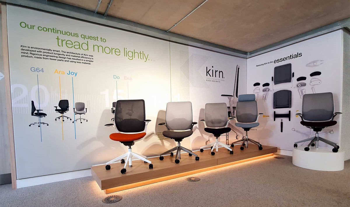 officeacoustics's tweet photo. Following the launch of Orangebox’s new chair Kirn, we refreshed the ReSorb Wall behind the display with new fabric &amp; great new visuals - ReSorb Walls can be recycled for your business’s needs.
See more at: https://t.co/Wu3zfDipO9
#londonshowroom #orangebox #kirn #officeacoustics https://t.co/pk6oQO7SX5