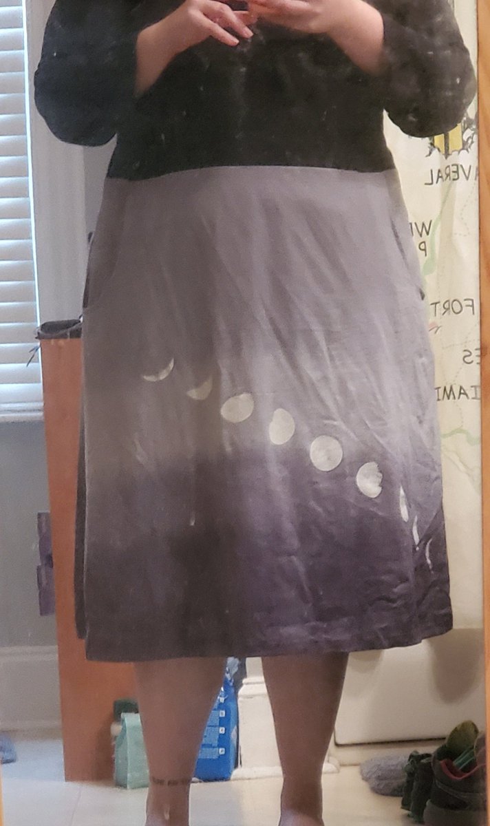 schmemela's tweet photo. Ready for day 2 of #LEAG2020! #Moon dress making an appearance! #SkirtsOfLEAG #SocksOfLPSC https://t.co/cwKmirTeN3