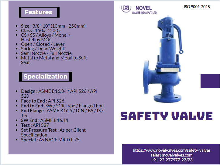 Novelvalves's tweet photo. Valve #15 Safety Valve
Industrial Safety Valve manufacturer

inquiry at sales@novelvalves.com
https://t.co/1yQHMeYxmE
#novelvalves #valve #safetyvalves #industrial #valveball #USA https://t.co/cxVN4LESXv