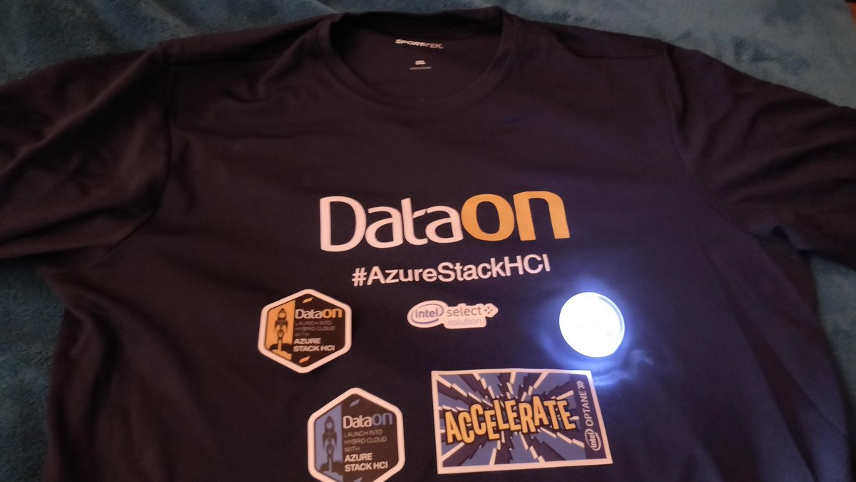 WorkingHardInIT's tweet image. A big thank you to @DataON for sending me this superb T-shirt &amp;amp; stickers! Perfect! Just what I needed for my daily walks. This MVP can spread the #AzureStackHCI  #DataOn &amp;amp; #Optane love even when hiking! #MVPBuzz