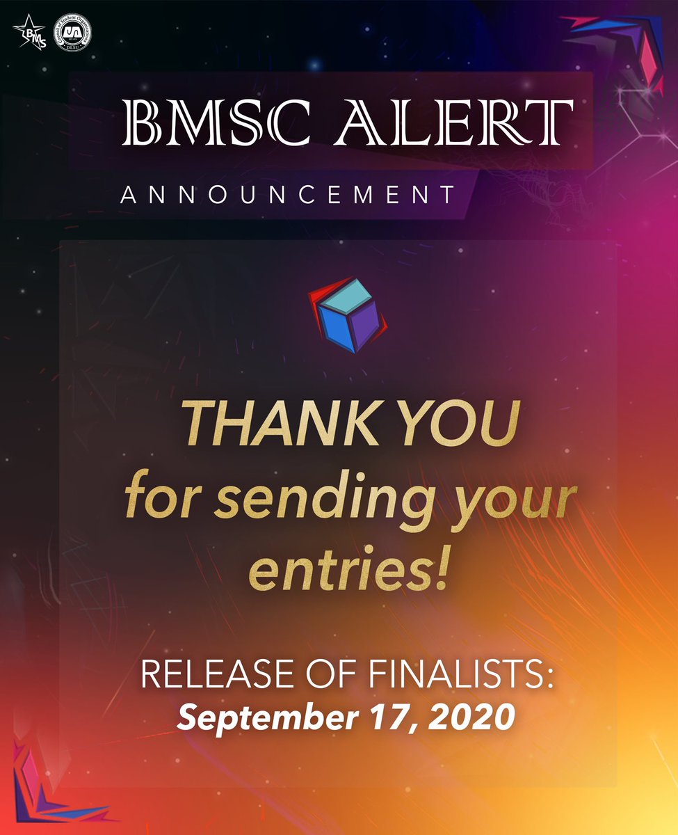 13thBMSC's tweet photo. Thank you to all our case competition applicants who submitted their entries yesterday!

The list of finalists will hopefully be released this Thursday, September 17, 2020. Good luck and thank you for excelerating with us! https://t.co/7cDwnWjE8d