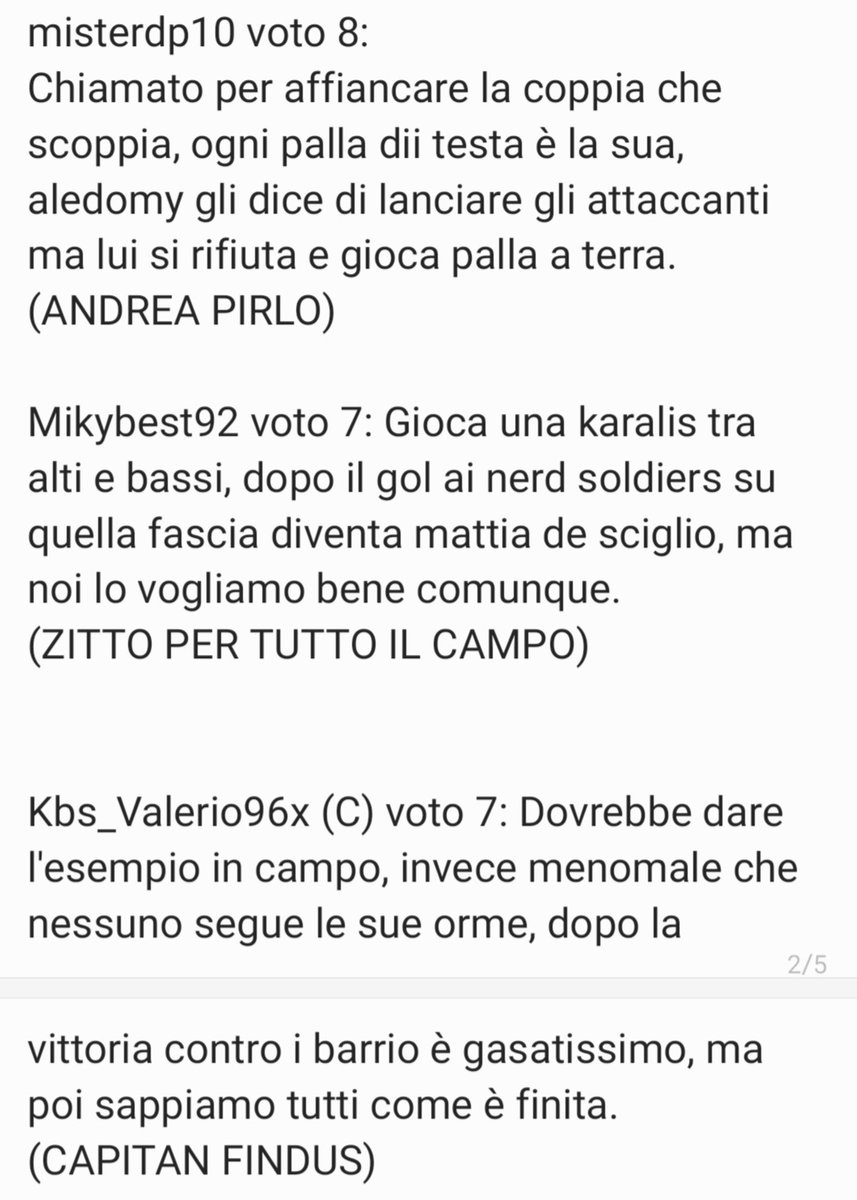 FtbolAmerica1's tweet photo. PAGELLE.....🤫
Scusate siamo poveri e incompetenti ho dovuto copiare le pagelle sul blocco note 

@emak @sedrus_87 @ALEDOMY995 
@Dp10Mister  @mikybest92 @danieleverde_ @KBS_VaLeRio96x 
@KBS_SquaLo94x @thaGazzella @LucaFrancio @Vincenzo_B10
@Paull_Tv https://t.co/eggulTKhNU