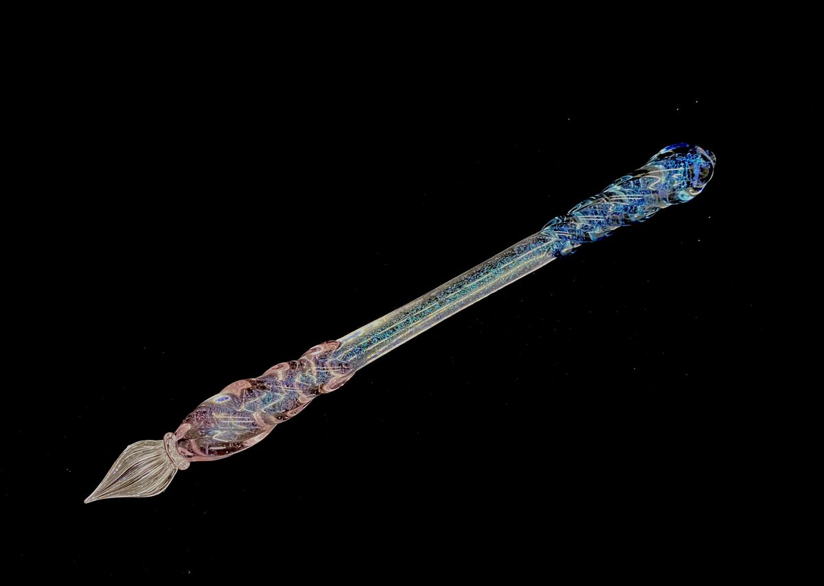 インクに合わせて「誰そ彼」ガラスペンも制作中・・・