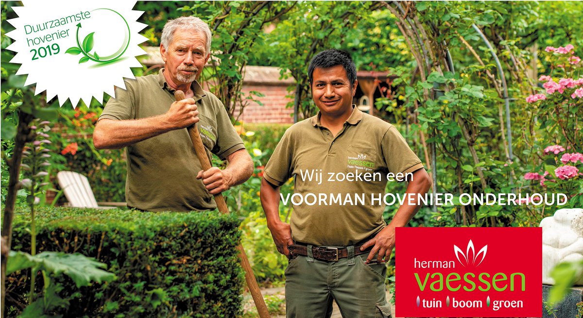 VaessenRalf's tweet photo. Kom jij onze groene familie versterken als Voorman Hovenier Onderhoud?

Je hebt inmiddels aardig wat ervaring en bent toe aan een nieuwe werkomgeving waar je kunt laten zien wat je in je mars hebt: 
https://t.co/mVxiu74Voa
#vacature #voorman #hovenier #tuinonderhoud https://t.co/9H0XqxPWGy