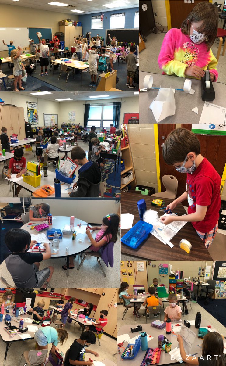 MrsStoneWECS's tweet photo. 1st and 2nd Grade being great Inventors, Engineers, and Artists! Making parachutes, rockets, airplanes, other inventions, spirals, and spinners while learning about the Engineering Process and celebrating Dot Day! @Creeksidetweet #WonderLabOnWheels #STEAM #WEareLakota https://t.co/SIUdHlW9Tt