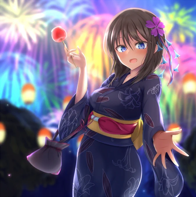 ほーら、一緒に観ん?
って絵! 
