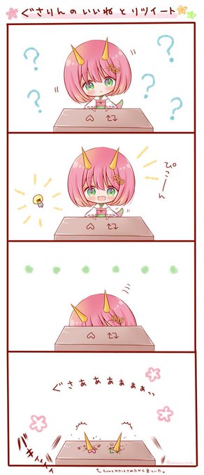 「ぐさりんのいいねとリツイート」#ぐさおのアトリエ 
※中は空洞な机?ってことで??‍♀️? 