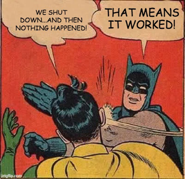 Have the political courage to do the right thing, even though by doing the right thing nothing will happen and people will say you overreacted.end/