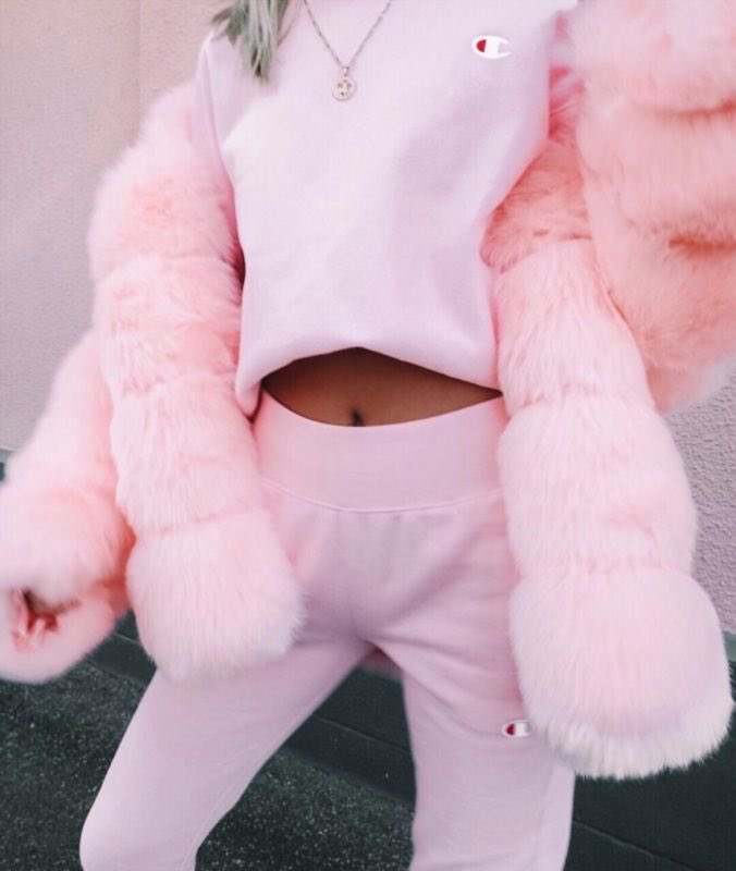 Sugar would just wear pink and flex she was rich