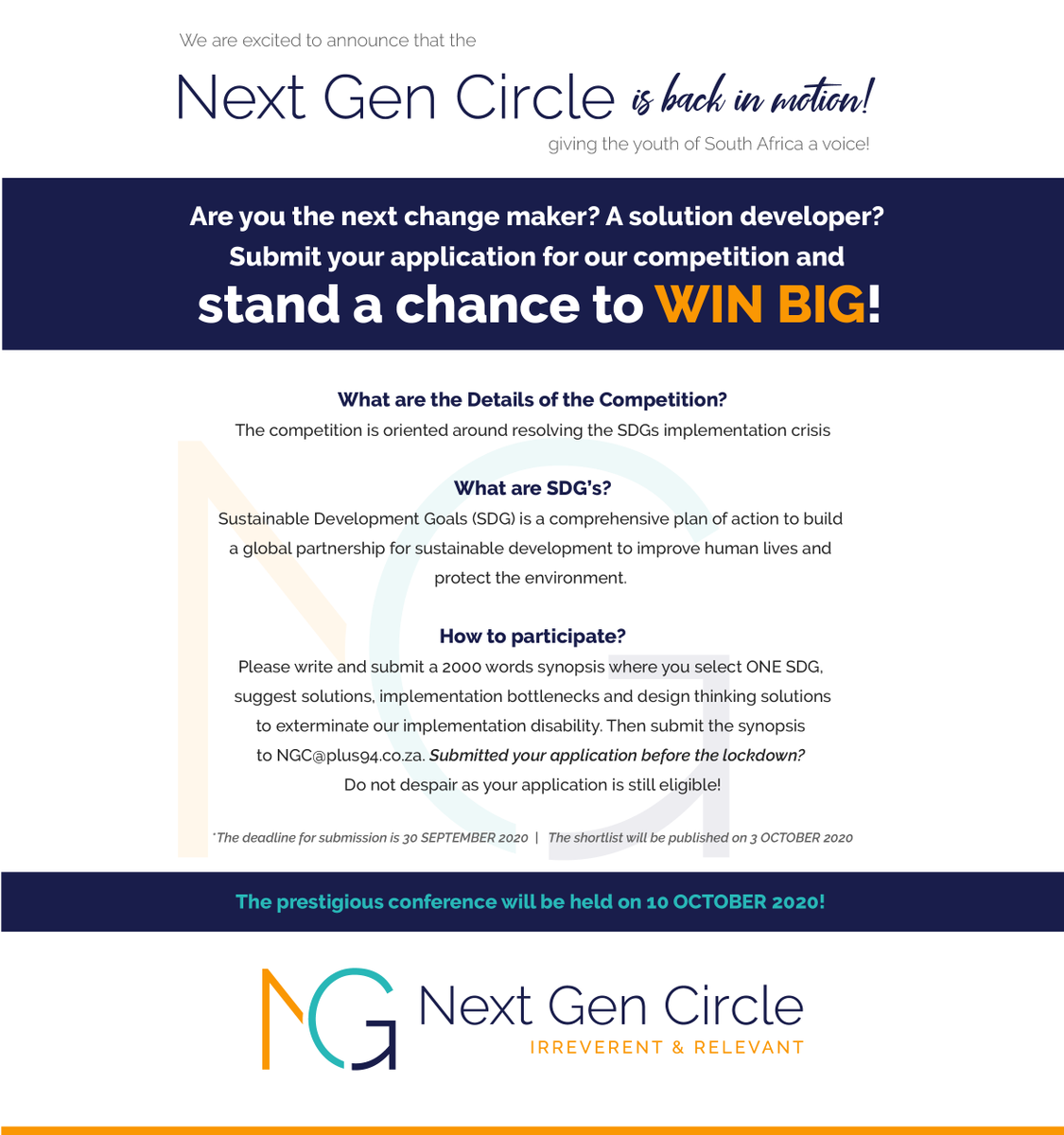 NextGCircle's tweet photo. Hey Guys 

Our competition is still open.

Please spread the word 😉 https://t.co/LlCejWZE9C