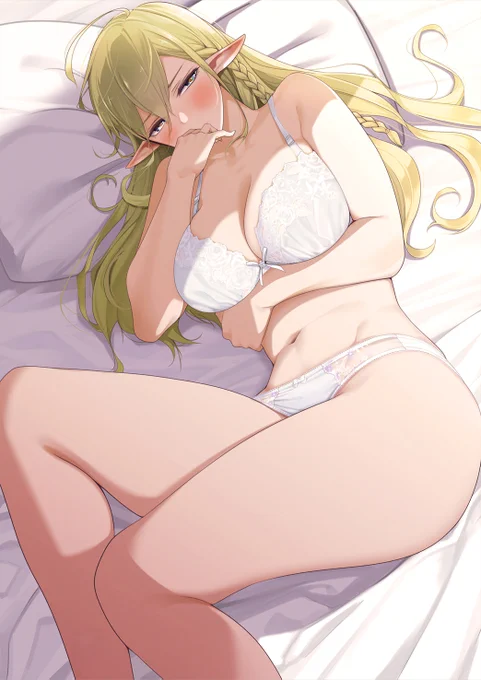 たまに描くオリジナル
発情期エルフちゃん 
#オリジナル 