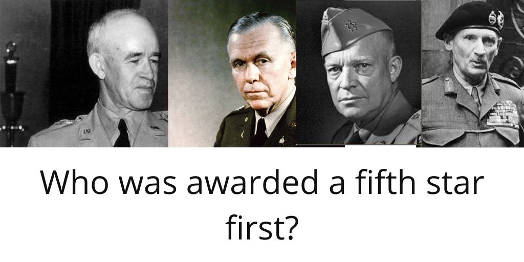 2 of 40:It’s Tuesday! While we're not doing  #TuesdayTrivia, as part of our Operation MARKET-GARDEN story, Tragic Ambition, we do have a related question:Which of these Allied Officers was awarded a fifth star first?A. BradleyB. EisenhowerC. MarshallD. Montgomery