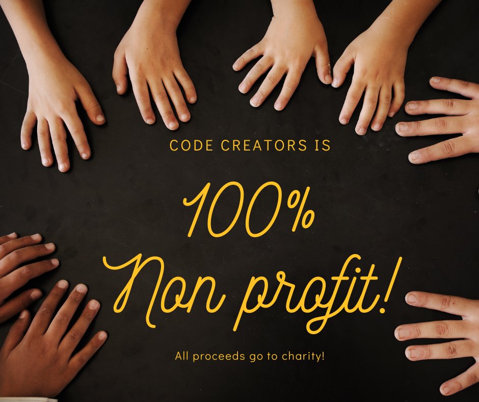 creators_code's tweet image. Code Creators operate as a 100% non profit company with all the proceeds we make going towards the social enterprise of Enactus Sheffield. 

Join through the link in our bio! 

#coding #computerscience #python #learntocode #programming