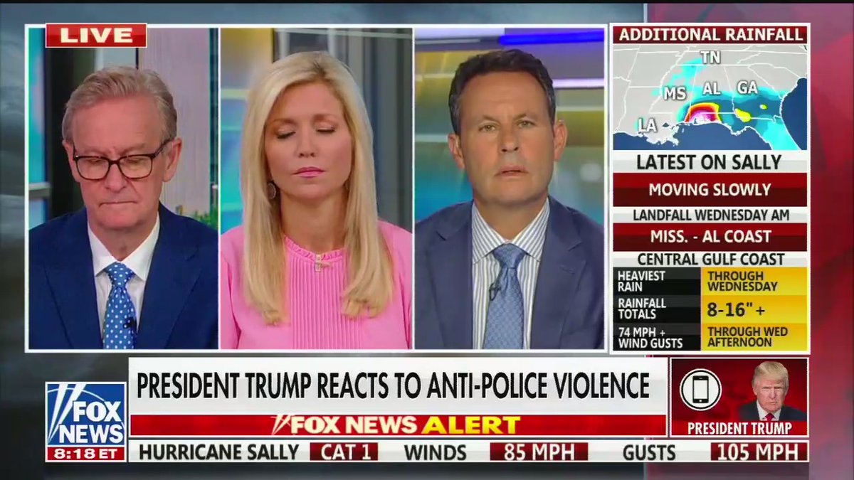 The Fox & Friends hosts react to President Donald Trump