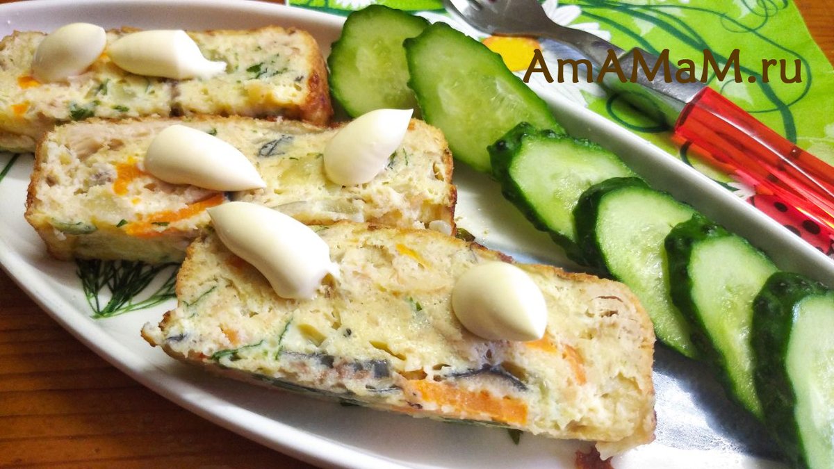 Рыбная #запеканка (#омлет с консервированной рыбой, луком и морковью) - простой #рецепт: amamam.ru/sufle-s-rybnym… #вкусно