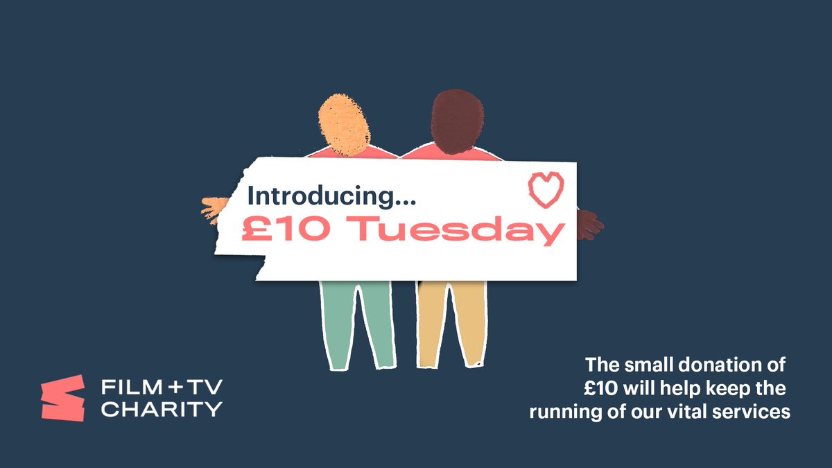 FilmTVCharity's tweet photo. 💌It's Tenner Tuesday 💌

Are you thinking about making a donation? Great! Visit > https://t.co/llks6QLpD8 to support our vital work and help those who work #behindthescene in UK film, TV and cinema during these unpredictable times.  

#WeAreFilmAndTV https://t.co/ZeaDrf0xOJ