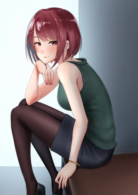 オリジナルキャラ、男ぽっい幼馴染18才になって美女になった。 