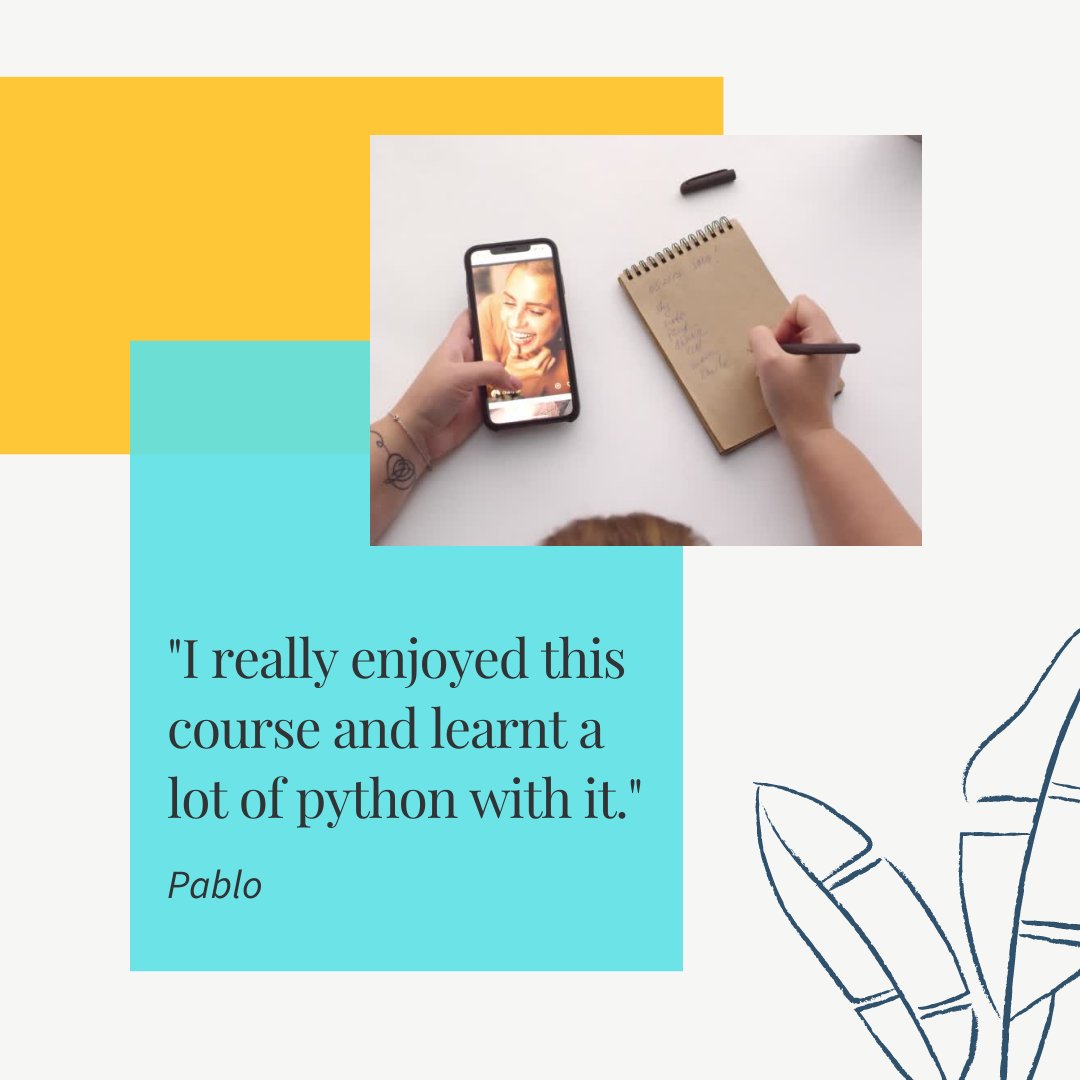 creators_code's tweet image. Join our course today! 100% of last year&apos;s students would recommend! Don&apos;t miss out on this exciting opportunity 🤗

Visit out website and click &apos;Enroll&apos; enactussheffield.org/codecreators/ 

#coding #learntocode #computerscience #student #theuniversityofsheffield