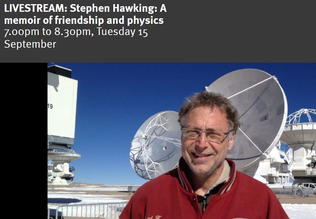 Another virtual event about Stephen and my new memoir. This time with <a href="/Ri_Science/">Royal Institution (now on Bluesky)</a>  ❤️ 11:00am PST!!! #Science #Physics #Books #Memoirs #StephenHawking #Friendship
bit.ly/32960ho