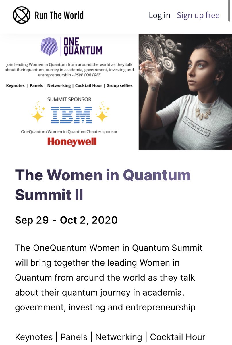 jpsoto's tweet photo. En este “Women in Quantum” #WIQ, representando a Sudamérica, @casa886 presentará su viaje como física experimental que la llevó a ser una de las pioneras en aplicar computación cuántica a su trabajo experimental interdisciplinario #Qiskit https://t.co/hgCnZygeVy @ArtesLiberalUAI https://t.co/wfrHk8mYTs