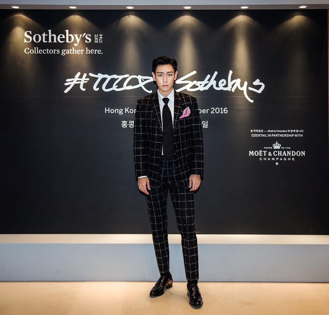 In 2016 after a year of preparation, T.O.P announced his biggest venture in the art world yet, as a Curator for Sotheby's, the largest and most well-known art auctioneers in the world.